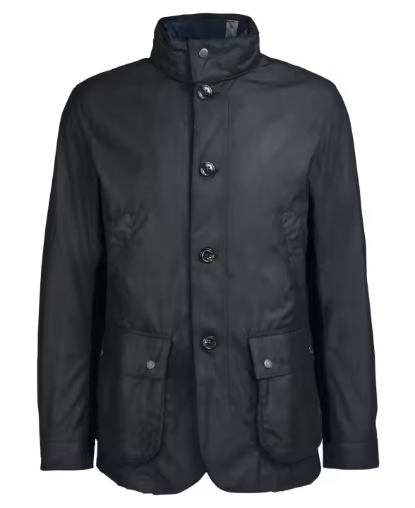 Barbour Century Wax Jacket Black - 1