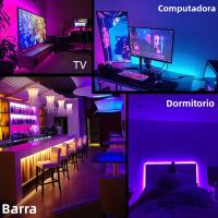 Tiras LED Flexibles RGB 40M/131Ft Con Control Remoto APP Y Música Sync USB 5V Para Decoración De Habitaciones Luz Trasera De TV - details 4