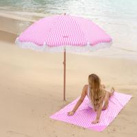 Flamingueo Sombrilla Playa Sombrilla Terraza Exterior Parasol Terraza Sombrilla Playa Grande Sombrilla Playa Proteccion UPF 50+ 210 x 180 cm - details 0