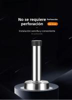 Parador De Puerta De Acero Inoxidable De Tamaño Extendido Con Punta De Goma Antideslizante Y Antiseña Protector De Pared Para Sliding - details 0