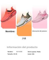 Zapatillas De Correr Para Hombres Y Mujeres Deportivas Transpirables Y Livianas Con Almohadilla De Aire Para Maratón Y Jogging - details 11