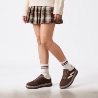 Calzados soraia, Zapatillas Deportivas de Mujer con Paneles de Malla y Detalle de Leopardo - Estilo Urbano Casual - Beige y Marrón - details 0