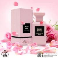 Perfume Árabe Fragrance World Picky Rose Mujer 80ml, fragancia floral con rosas, notas orientales y sensualidad - details 1