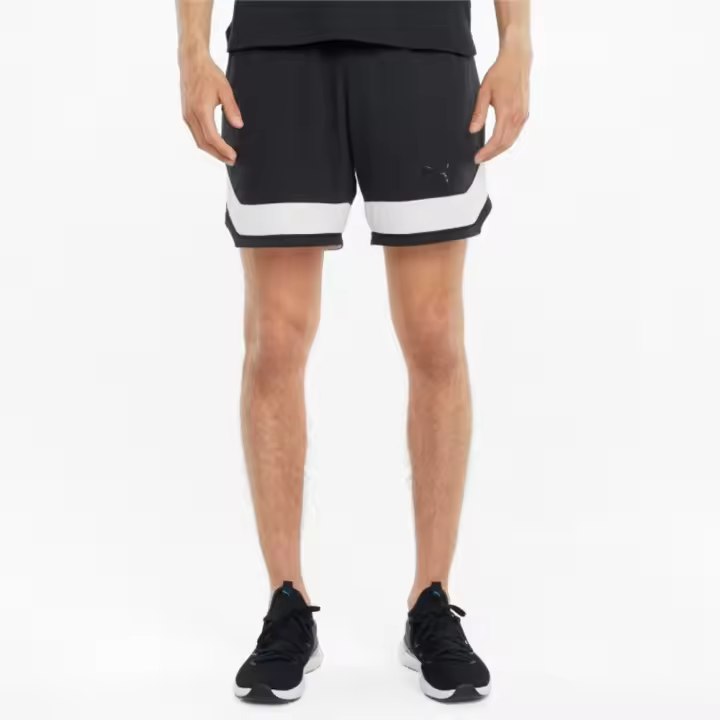Short Puma Train Vent Nkit 7" S Negro Blanco 52089201 - 1