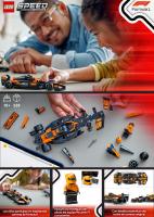 LEGO 77251 Speed Champions Coche de Carreras McLaren F1 Team MCL38, Vehículo de Fórmula 1 de Juguete, Maqueta de Construcción con 1 Minifigura de Piloto, Regalo para Niños y Niñas de 10 Años o Más - details 0