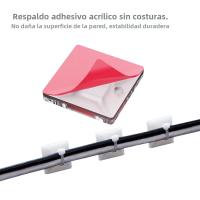 50/100pcs Soporte Para Cables Durable Clip Abrazadera Organizador De Cable Para Tablero De Pedales Gestor De Cableado Exterior - details 4