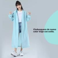 Chaqueta Impermeable Para Hombres Y Mujeres Capa De Lluvia Con Gorro Para Turismo Al Aire Libre Senderismo Adulto - details 2