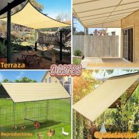 Sail Shade Protección UV Resistente Al Viento Para Jardín Pergola Patio Awning Cubierta Solar Para Exterior Escudo De Sol - details 3