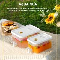 Dispensador De Bebidas Frías Resistente a Altas Temperaturas 3.5/5/10L Con Diseño De Filtro Y Grifo Para Nevera - details 3