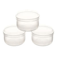 10 Sets De Copas De Pastel Transparentes Resistentes a Altas Temperaturas Con Tapa Para Hornear Y Postres Japoneses - details 17