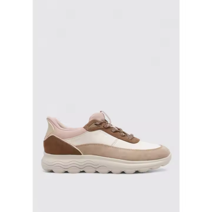 Geox D SPHERICA PLUS B Deportivas Planas Mujer Beige - 1