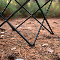 Aktive Camping - Mesa plegable camping, 43x40x31 cm, topes antivuelco, estructura acero, peso máximo soportado 30 kg, bolsa transporte asa hombro, mesa camping plegable - details 5