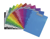 Soporte con Pinza y Multitaladro - Ideal para Llevar en tu Carpeta de Anillas- 12 Colores - Perfecto para tu Carpeta & Block Colorline, 100% Reciclable by Office Box - details 0