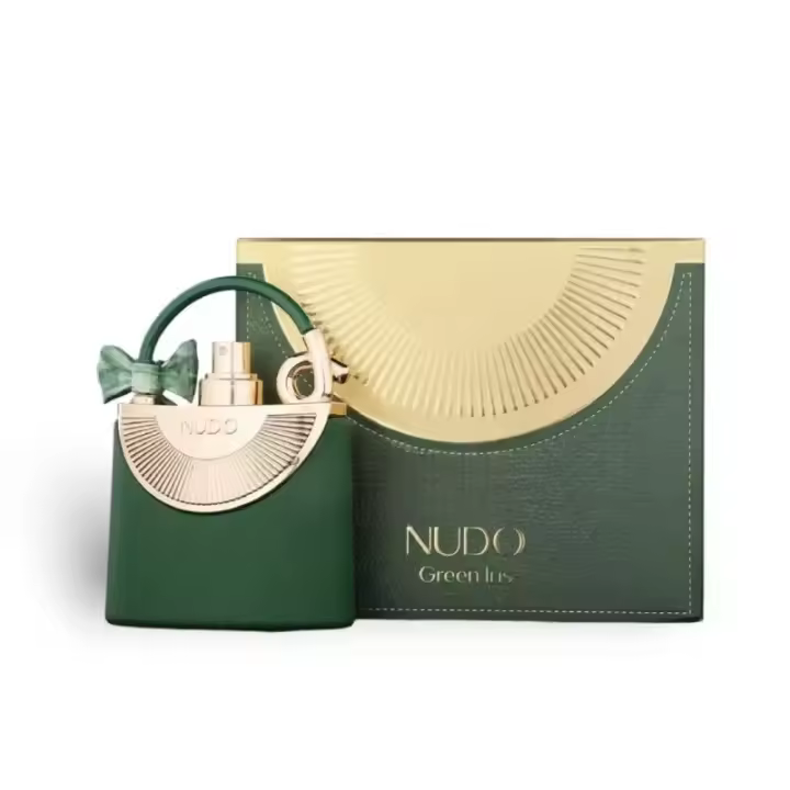 Nudo Green Iris de Fragrance World Eau de Parfum para Mujer Perfume en forma de bolsito Elegante Dubai - 100ml - 1