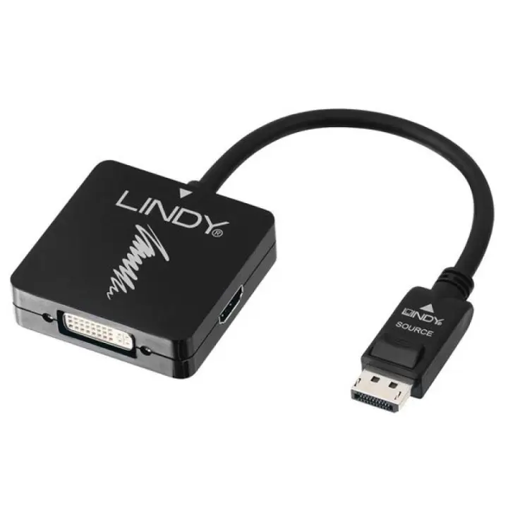 Dispport 1.2 to hdmi 4k30/dvi/vga - 1