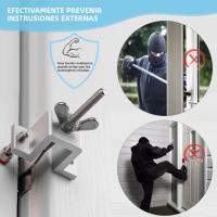 Cerradura De Puerta Portátil Con Doble Ajuste Para Hoteles Seguridad Antigolpes Para Viajes Y Defensa Personal Cerradura De Seguridad Para Puertas De Acero Inoxidable - details 6