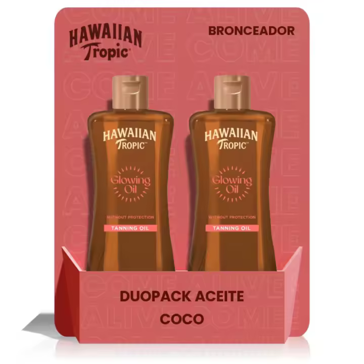 Duopack Aceite Solar Protector Bronceador SPF 0 200 ml - 2 unidades - 1