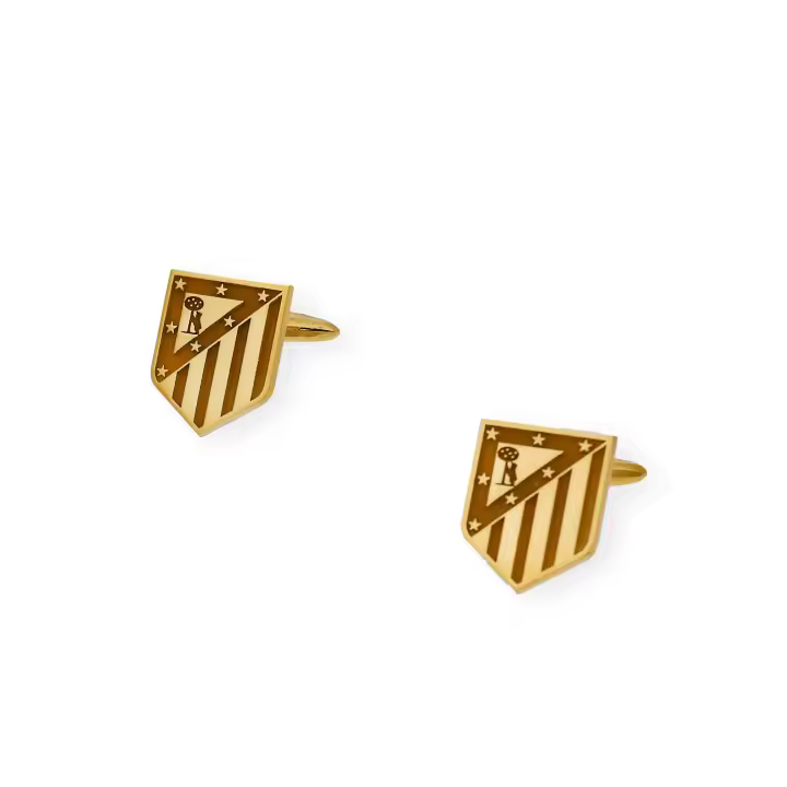 Gemelos de Atlético de Madrid en Plata de Ley 925 bañada en Oro 18K - 1