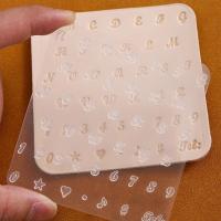 Plantilla De Letras De Cuero Para Grabado Y Estampado Herramienta De Grabado De Cuero Transparente Para DIY Y Leathercraft - details 4