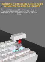 Teclado Mecánico De Juego USB MUCAI MK61 61 Teclas Switch Rojo Cableado Desmontable RGB Retroiluminado Intercambiable Caliente - details 5