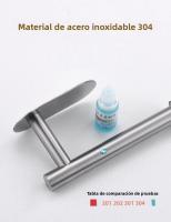 Soporte De Papel Toalla Autoadhesivo Para Cocina Baño Sin Perforar Soporte De Papel De Toalla De Acero Inoxidable Para Inodoro - details 4
