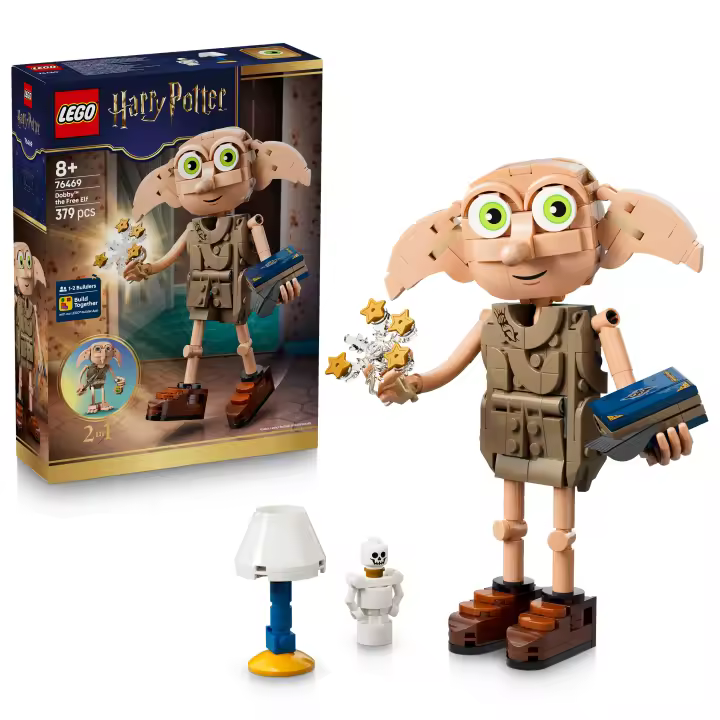 LEGO® 76469 Harry Potter 2en1 Dobby el Elfo Libre de Juguete - 1