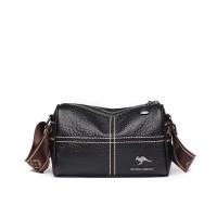 MOV Bolso de mujer de piel auténtica, nuevo estilo, moderno, bandolera de hombro con empalme, bolso de piel de vaca de primera capa, bolso de almohada - details 0