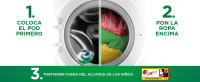 ARIEL Pods Color 76 o 105 Lavados + Perlas Unstoppables Ariel 150 gr - details 2