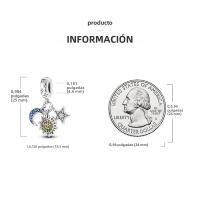 Encantos De Viaje Para Café Plata Charms Para Perros Y Gatos Corazón De Cuentas Adecuados Para Pulsera Original DIY Tendencia Clásica Vintage Romántica - details 166