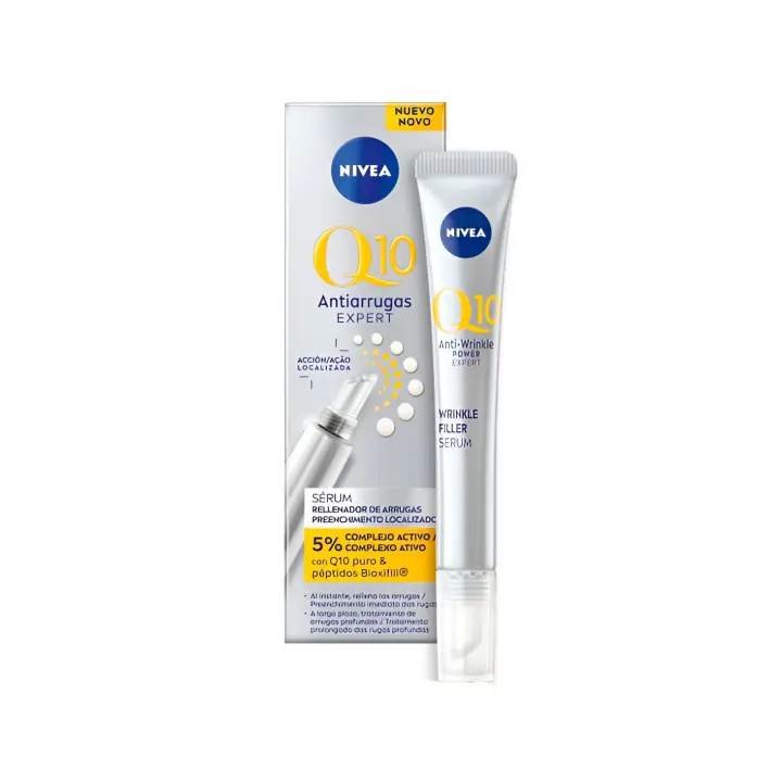 Nivea Sérum Q10 Antiarrugas Expert 15 Ml - Tratamiento Concentrado para Difuminar Arrugas y Hidratación Profunda - 1