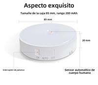 Lámpara Nocturna LED Con Sensor De Movimiento Recargable Por USB Para Armario De Cocina Escalera Luz De Armario Inalámbrica - details 9