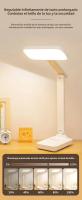 Lámpara De Escritorio LED Táctil Recargable USB Con 3 Niveles De Iluminación Protección Ocular Plegable Para Dormitorio Luz Nocturna De Mesa - details 3