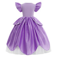 Vestido De Cumpleaños Para Niña Little Princess Sophia Frock Fancy Con Cuerpo De Lentejuelas Y Manga Volante Estilo Europeo Y Americano Para Todas Las Estaciones - details 3