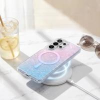 Funda Magnética De Carga Inalámbrica Gradient Dreamy Ocean Shell Para Samsung Galaxy S26 S25 S24 FE Ultra plus Cubierta Transparente Antisuciedad Anti-Rasguños - details 3