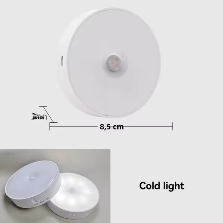 Lámpara LED De Sensor De Movimiento Recargable Por USB Luz Nocturna Para Armario Cocina Escalera Luz Sin Cable Para Armario Luz De Alacena - 1