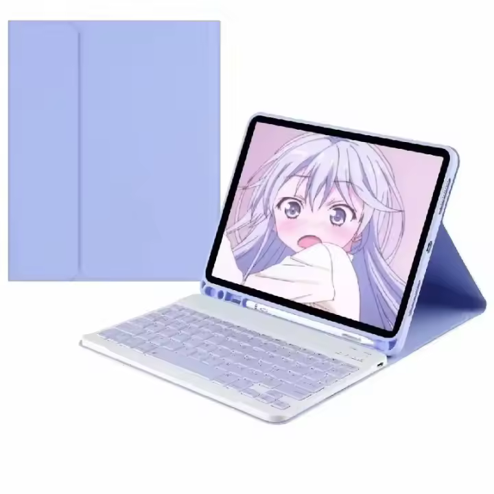 Funda Con Teclado Para Samsung Galaxy Tab S10 Lite 10.9 Pulgadas SM-X400 SM-X406B Incluye Ranura Para Lápiz Soporte De Estándar - 1