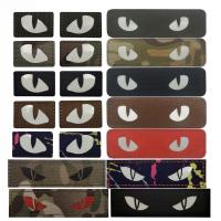 Parche Táctico Militar De Ojo De Diablos Reflectante Eco-amigable Para Casco Y Mochila Glow in the Dark Aplicación Manual Tamaño Estándar - details 5