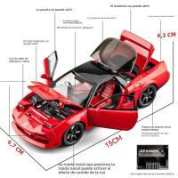 Coche De Carreras Simulation En Escala 1:32 HANDA NSX De Aleación Para Niños Juguetes De Decoración Vehículos De Metal Regalo Para Niños - details 1