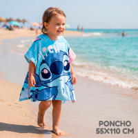 Stitch - Set de playa infantil, cubo de playa con pala y rastrillo, poncho infantil Stitch , juguete de playa, a partir de 18 meses, moldes de arena - details 2
