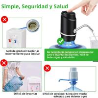 Bomba De Agua Eléctrica Portátil Para Bebida Universal USB Para Botella De 2-5 Gallones Bomba De Mano Para Agua Potable - details 6
