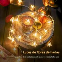 Luces De LED En Forma De Cerezo 1pc Decoración De Jardín Y Interior Con Diseño De Cerezo Para Hogar Y Jardín Luces De Hada Para Decoración De Navidad Y Fiesta - details 3