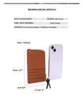Cartera Pequeña Para Mujer De Cuero Genuino Slim Con Porta Tarjetas Y Monedas Color Bloque Cierre De Cremallera Portátil Diario - details 0