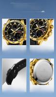 Reloj Deportivo Para Hombre SANDA Con Pantalla Dual Resistente Al Agua 5ATM Luminoso Cuarzo Estudiante Reloj De Mano Con Muestrador Digital Y Analógico - details 15