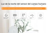 4pcs Luz Nocturna LED Recargable Con Sensor De Movimiento Para Decoración De Pared Dormitorio Cocina Armario Luz Nocturna Para Niños - details 0