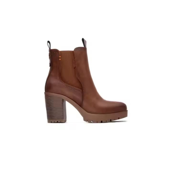 Botines de Tacón Mujer Refresh 173200 Camel - 1