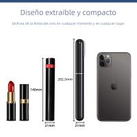 Abreviador De Botellas De Vino Con Corte De Película Y Bomba De Aire Segura En Acero Inoxidable Para Fiesta En Casa Y Barra - details 7