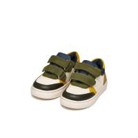 GEOX B465NC C1M3X 36197 25I SNEAKERS VELCROS IVORY/DK GREEN - details 1