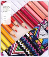 Estuche De Lienzo Colorido Para Lápices Y Pinceles Estuche De Almacenamiento Para Estudiantes Y Artistas Tamaño Variado - details 3