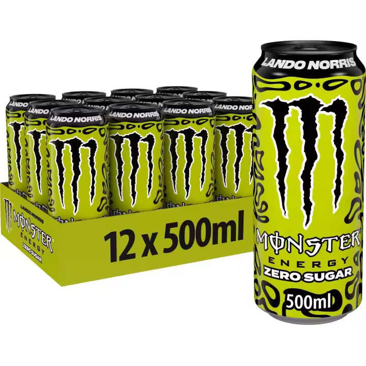 MONSTER LANDO NORRIS - Latas 500ml- Pack 12 unidades - 1