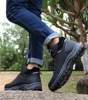 Botas De Invierno Para Hombre Calzado De Cuero De Alta Calidad Botines De Nieve Para Exteriores Y Senderismo Talla 39-46 - details 23